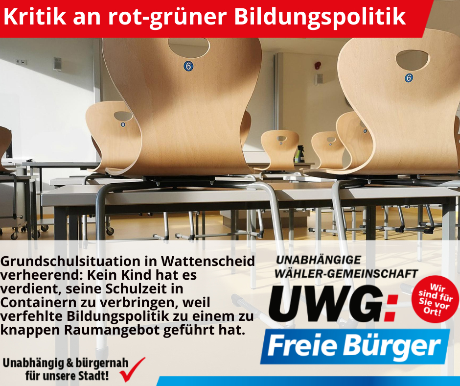 Grundschulsituation in Wattenscheid verheerend