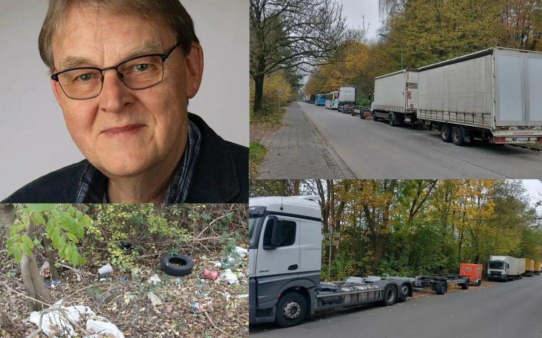 UWG: Freie Bürger hat Ideen, um das wilde Parken von Großraumfahrzeugen in Laer zu regeln